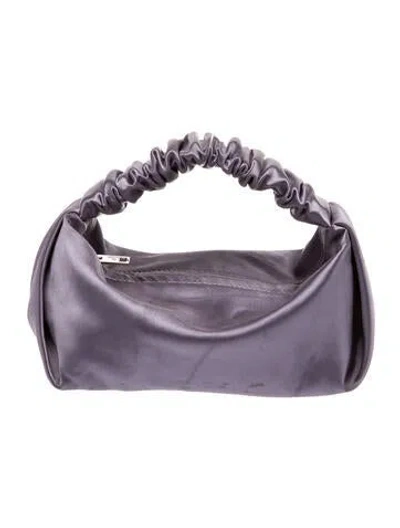 Pre-owned Alexander Wang Satin Hobo In Purple