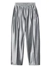 Alexander Wang Relaxed Trackpant Clothing In Silver