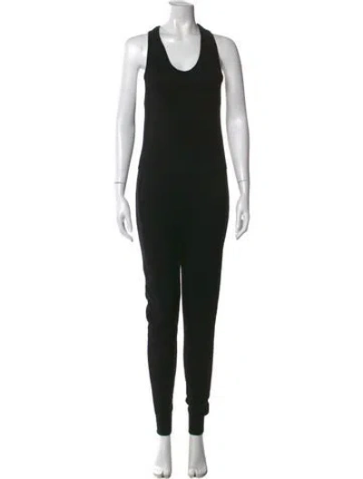 Pre-owned Alexander Wang Scoop Neck Jumpsuit In Black