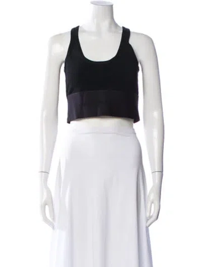 Pre-owned Alexander Wang Scoop Neck Sleeveless Sports Bra In Gray