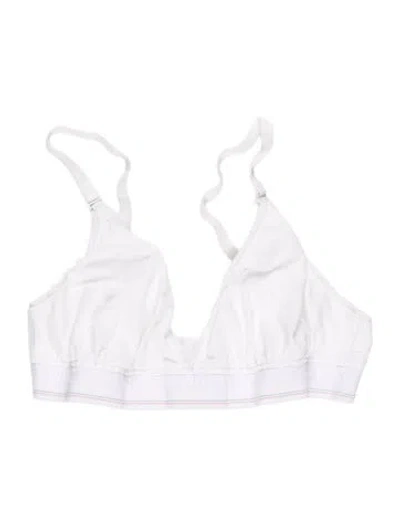 Pre-owned Alexander Wang Scoop Neck Sleeveless Sports Bra In White