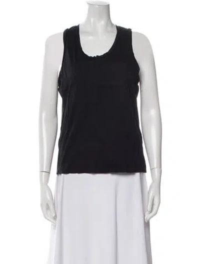Pre-owned Alexander Wang Scoop Neck Sleeveless Top In Black