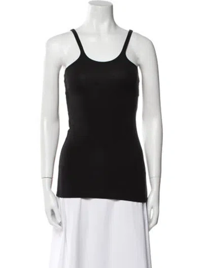 Pre-owned Alexander Wang Scoop Neck Sleeveless Top In Black