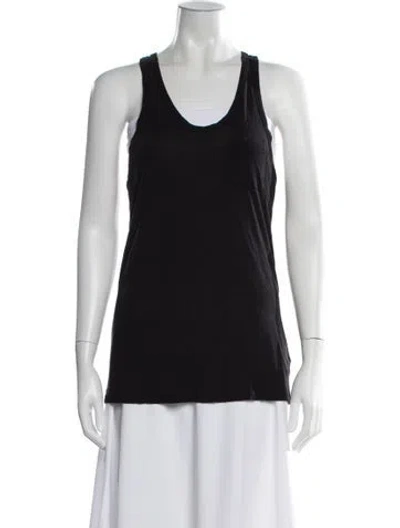 Pre-owned Alexander Wang Scoop Neck Sleeveless Top In Black