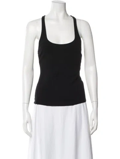 Pre-owned Alexander Wang Scoop Neck Sleeveless Top In Black