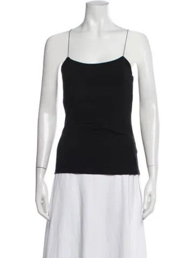 Pre-owned Alexander Wang Scoop Neck Sleeveless Top In Black