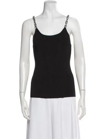 Pre-owned Alexander Wang Scoop Neck Sleeveless Top In Black