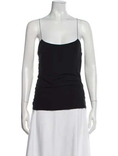 Pre-owned Alexander Wang Scoop Neck Sleeveless Top In Black