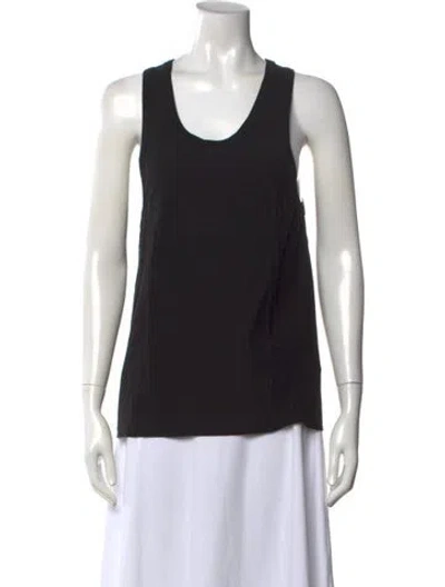 Pre-owned Alexander Wang Scoop Neck Sleeveless Top In Black