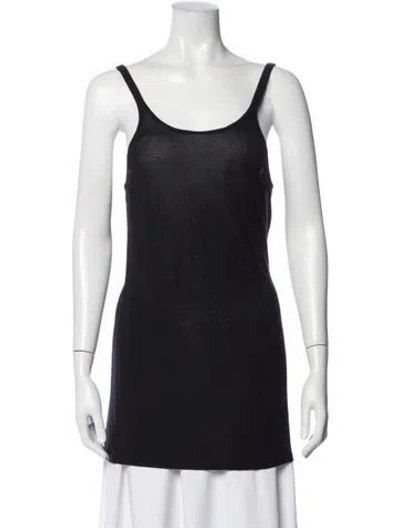 Pre-owned Alexander Wang Scoop Neck Sleeveless Top In Blue