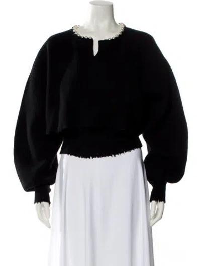 Pre-owned Alexander Wang Scoop Neck Sweater In Black