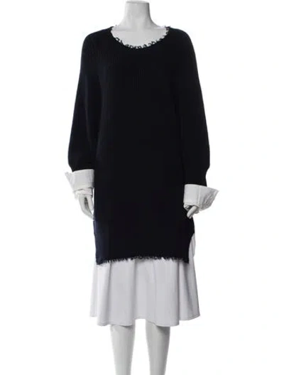 Pre-owned Alexander Wang Scoop Neck Sweater In Blue