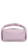 Alexander Wang Purple Scrunchie Crystal-embellished Mini Bag In Purple