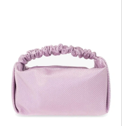 Alexander Wang Scrunchie Mini Handbag In Purple