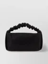 ALEXANDER WANG SCRUNCHIE SATIN RHINESTONE EMBELLISHED MINI BAG