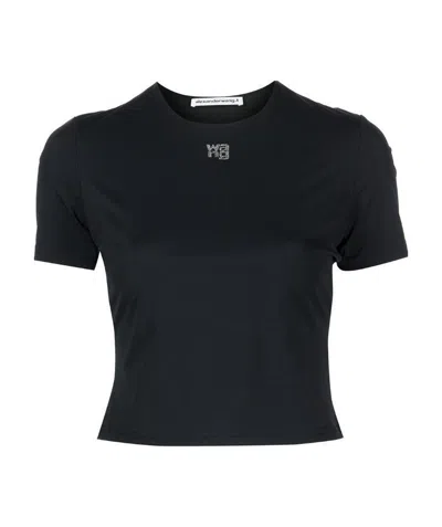 Alexander Wang Sculpted Jersey Baby T-shirt In Black
