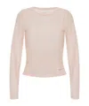 Alexander Wang Semi-sheer Lingerie Top In Nude