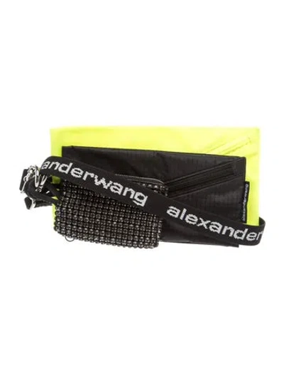 Pre-owned Alexander Wang Sequins Bucket Bag W/ Tags In Black