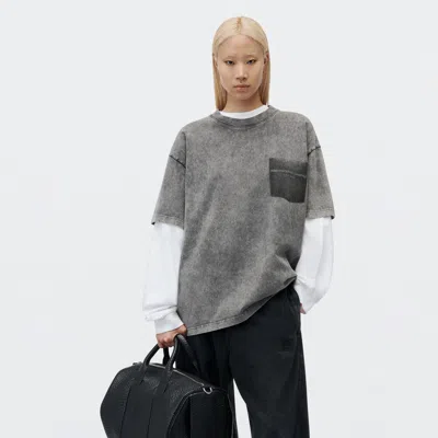 ALEXANDER WANG SHADOW POCKET TEE