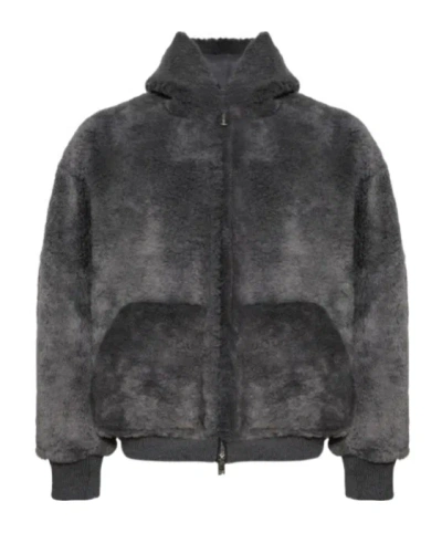 Alexander Wang Shearling Jacket In Multi
