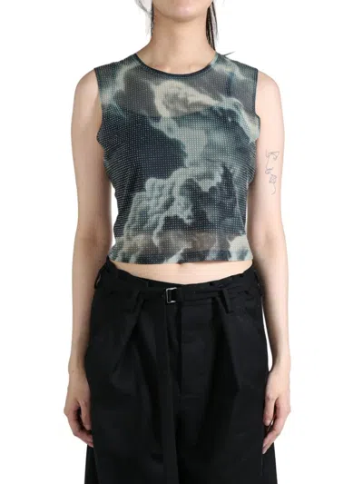 ALEXANDER WANG SHEER CROP TOP
