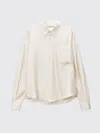Alexander Wang Slashed Sleeved Shirt In White