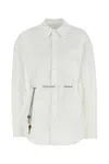 Alexander Wang White Poplin Shirt In White