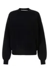Alexander Wang Black Stretch Polyester Blend Sweater In Black