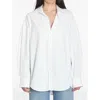 Alexander Wang Cotton Embroidered Shirt In White