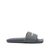 Alexander Wang Women Logo Slide Sandals In Black