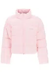 Alexander Wang Short Pink Down Jacket In Pink