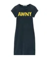 Alexander Wang Short Sleeve Dress In Black