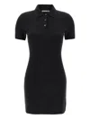 Alexander Wang Short-sleeve Mini Dress In Black