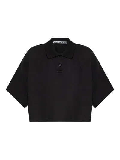 ALEXANDER WANG SHORT-SLEEVE POLO SHIRT