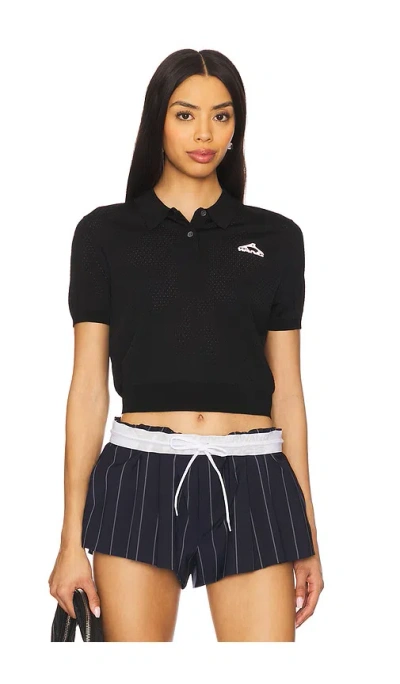 ALEXANDER WANG SHORT SLEEVE POLO TEE