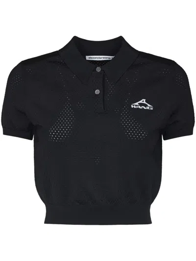 ALEXANDER WANG SHORT SLEEVE POLO TEE