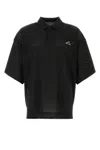 Alexander Wang Athletic Mesh Logo Polo