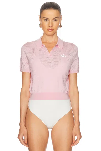 ALEXANDER WANG SHORT SLEEVE POLO TEE