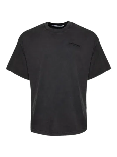 Alexander Wang Short-sleeve T-shirt In Black