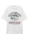 Alexander Wang Short Sleeve T-shirt W/ Graphic Clothing In White