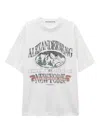 Alexander Wang Short Sleeve T-shirt W/ Graphic Clothing In White