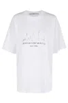Alexander Wang Oversized Cotton T-shirt In White