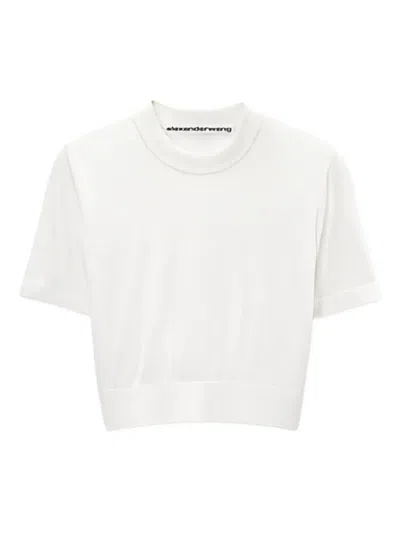 ALEXANDER WANG SHORT-SLEEVED CROPPED TOP