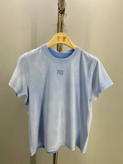 Alexander Wang Short-sleeved T-shirt In Blue