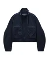 Alexander Wang Short Work Jacket In Blue
