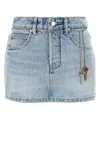Alexander Wang Regenerated Denim Shorts