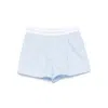 Alexander Wang Blue Organic Cotton Boxer Shorts In Blue