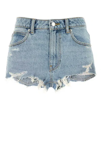 Alexander Wang Shorts In Blue