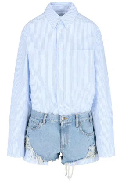 Alexander Wang Shorts  In Blue
