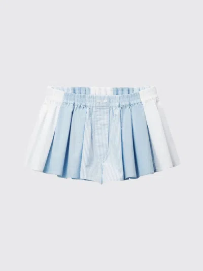 ALEXANDER WANG SHORTS ALEXANDER WANG WOMAN COLOR BLUE,G79843009